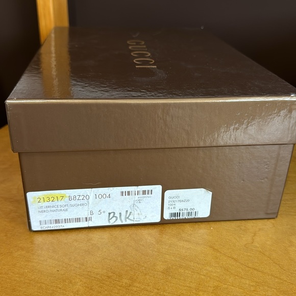 Like New Gucci Vit.Vernice Soft/Sughero Nero/Naturale, 5 + B - Picture 9 of 12